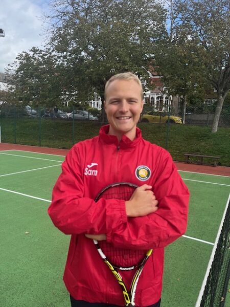 Sam Clayson New Adult Group Coaching - Queens Park Tennis Club Brighton